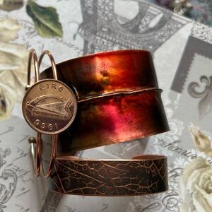Copper Bangle Set NEW